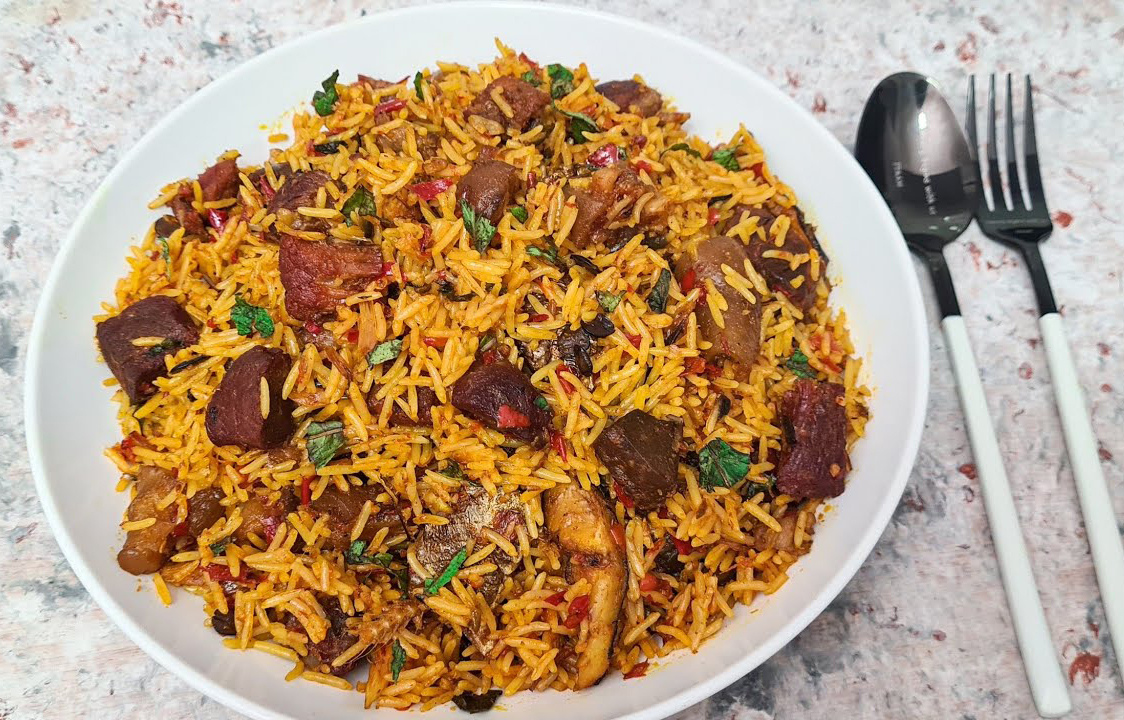 African Native oil rice